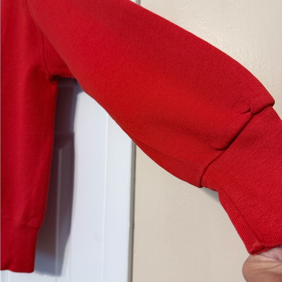 Disney Red Vintage Women's Mickey Mouse Holiday Sweatshirt - Size Medium - Picture 6 of 10